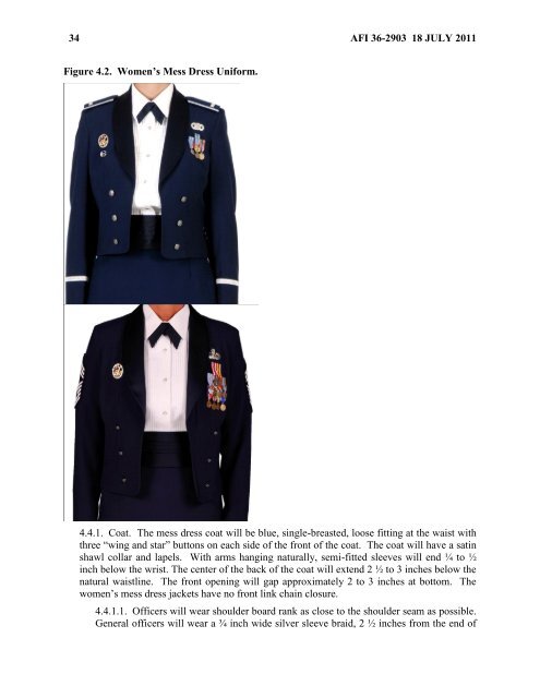 Usaf Afi Dress And Appearance , Air Force updates to AFI-36-2903, Dress and Personal Appearance ...