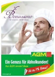 Ein Genuss für Abholkunden! - AGM