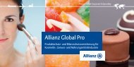 Global Pro Produktschutz - Flyer - Allianz Global Corporate & Specialty
