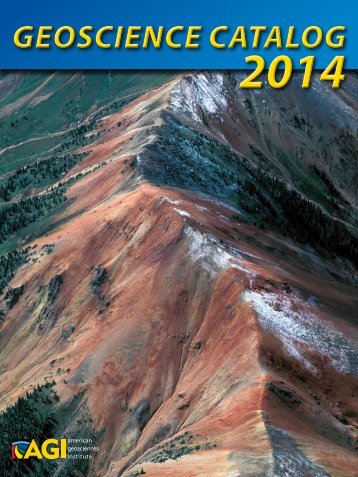 Geoscience cataloG Geoscience cataloG - American Geological ...