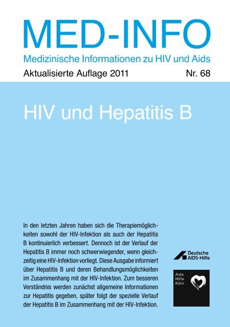Hiv Und Hepatitis B Deutsche Aids Hilfe E V Hiv Und Hepatitis B Deutsche Aids Hilfe E V