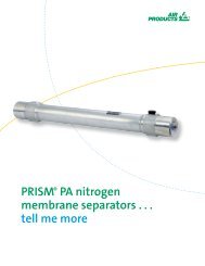 PRISM® PA nitrogen membrane separators . . . tell me more
