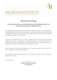 Brandschutzordnung Canisianum, Innsbruck - bei Akademikerhilfe