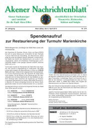 Ausgabe 574 vom 05.04.2013 - Stadt Aken (Elbe)