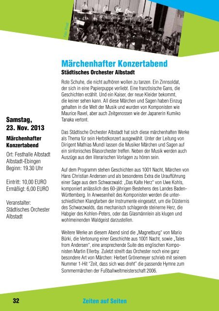 Programm - in Albstadt