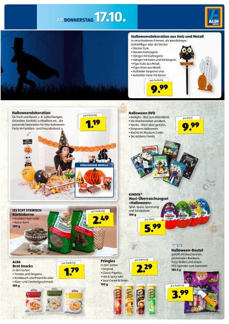 ab Montag, 14.10. - Aldi Suisse AG