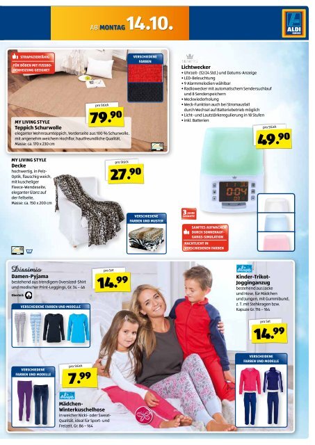 ab Montag, 14.10. - Aldi Suisse AG