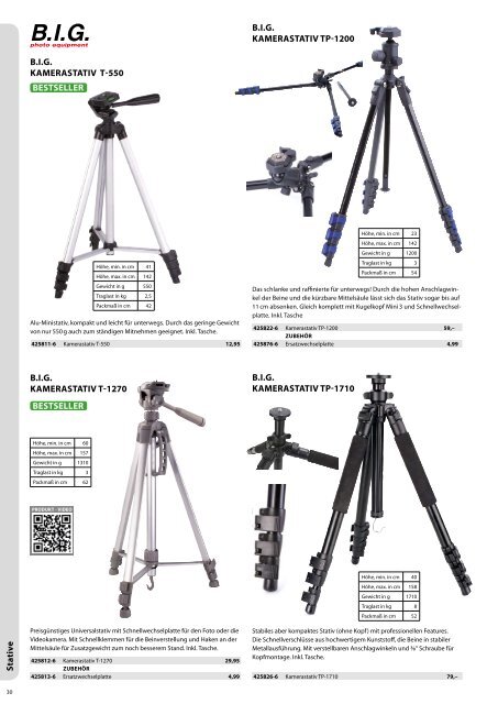 Fotospezialitäten für Amateure und Profis - B.I.G.