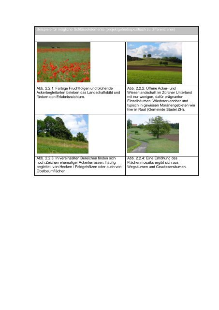 Landschaftstypen Beschreibung - Amt für Landschaft und Natur