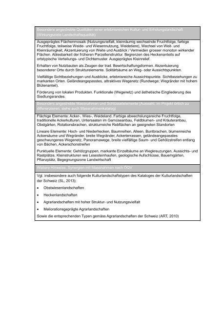Landschaftstypen Beschreibung - Amt für Landschaft und Natur