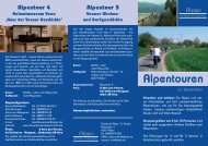 Flyer - Alpentouren - Gemeinde Alpen