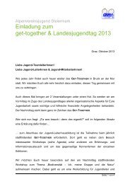 Einladung zum get-together & Landesjugendtag 2013