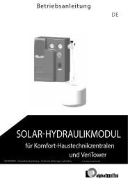 Solar_Hydraulikmodul (782 KB) - Alpha-InnoTec GmbH