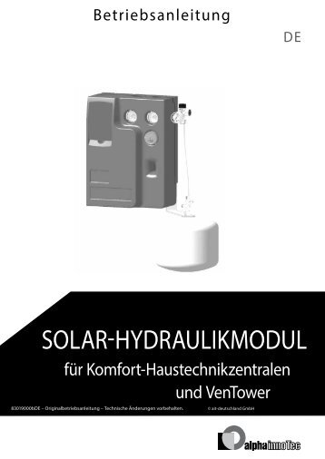 Solar_Hydraulikmodul (782 KB) - Alpha-InnoTec GmbH