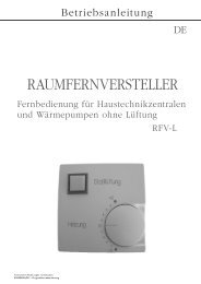 Wärmepumen Raumfernversteller (999 KB) - Alpha-InnoTec