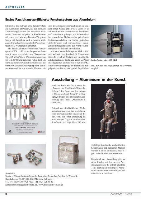 special - ALUMINIUM-Nachrichten – ALU-WEB.DE