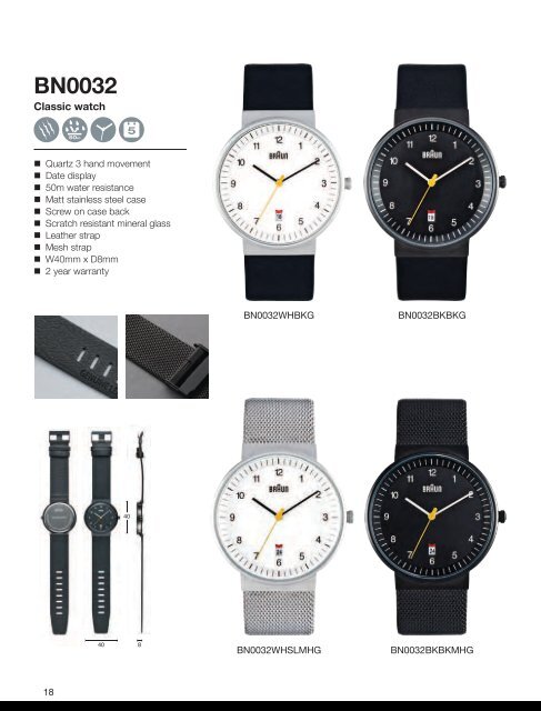 Braun Timepieces 2013 - Ameico