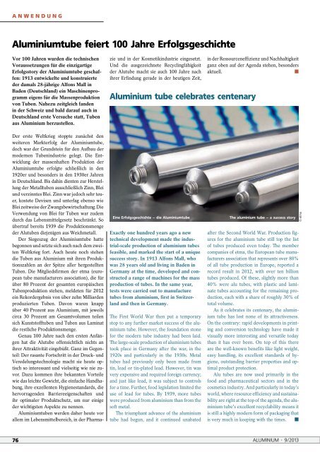 sPeCIAL ArABAL - ALUMINIUM-Nachrichten – ALU-WEB.DE