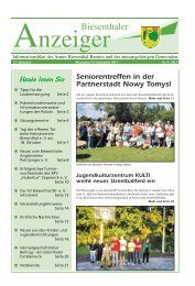 Biesenthaler Anzeiger Nr. 09/2013 23. Jahrgang - Amt Biesenthal ...