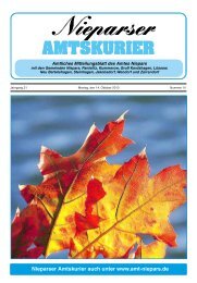 Amtskurier Oktober 2013 - Amt Niepars