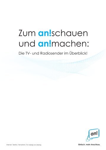 Technische Senderliste - Internet, Telefon, Fernsehen. Für Leipzig ...