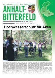 Ausgabe 16 vom 9. August 2013 - Landkreis Anhalt-Bitterfeld