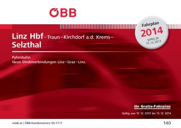 ÖBB Fahrplanheft 2013/2014 - Ansfelden