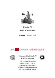 PDF-Datei - Antiquariat Sabine Keune