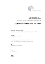 Juryprotokoll Gemeindezentrum in Steinberg am Rofan (pdf, 254KB)