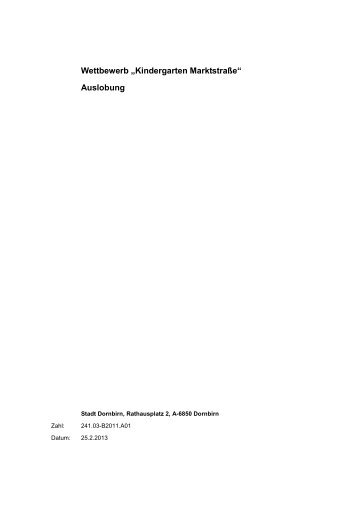 Ausschreibung Kindergarten Marktstraße Dornbirn (pdf, 187KB)