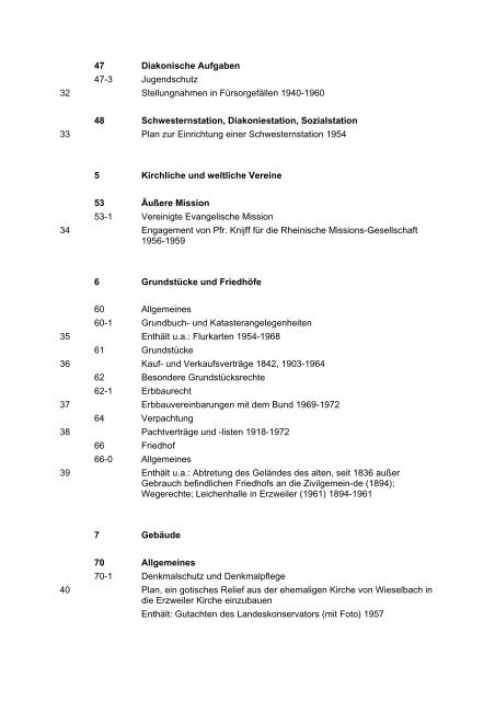 Ev. Kirchengemeinde Niederalben - Archiv der Evangelischen ...