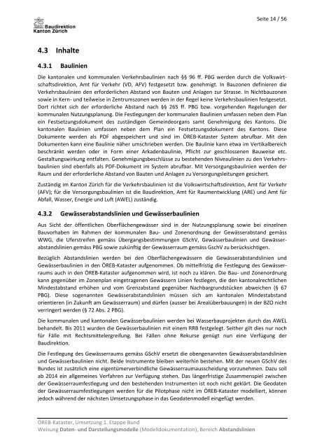 Modelldokumentation Abstandslinien (PDF, 682 kB) - Amt für ...