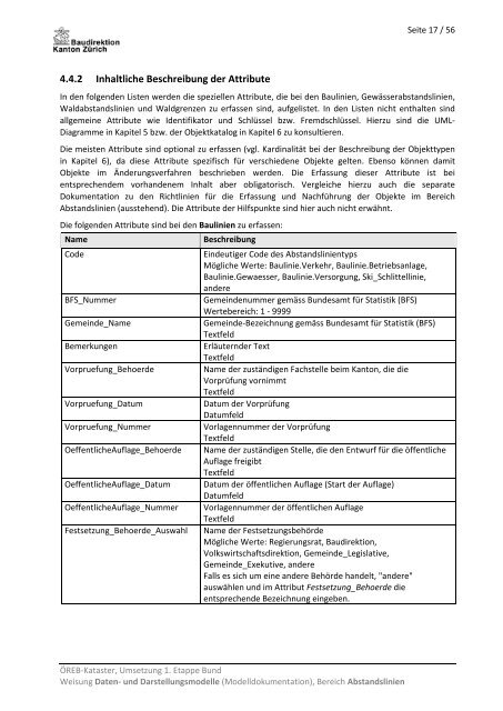 Modelldokumentation Abstandslinien (PDF, 682 kB) - Amt für ...