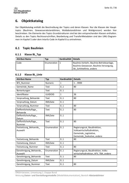 Modelldokumentation Abstandslinien (PDF, 682 kB) - Amt für ...