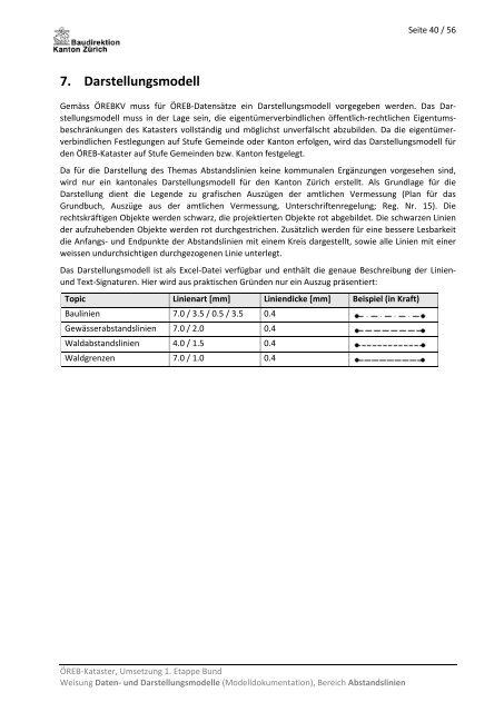 Modelldokumentation Abstandslinien (PDF, 682 kB) - Amt für ...