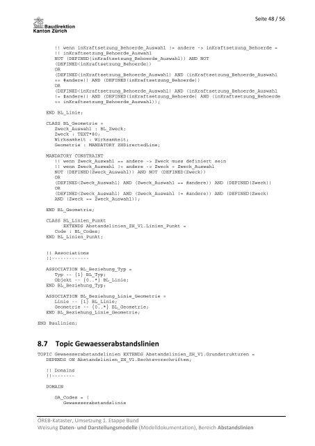 Modelldokumentation Abstandslinien (PDF, 682 kB) - Amt für ...