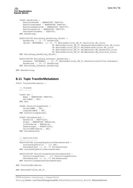 Modelldokumentation Abstandslinien (PDF, 682 kB) - Amt für ...