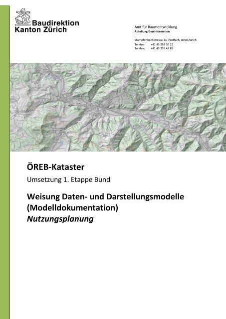 Modelldokumentation Nutzungsplanung - Amt für Raumentwicklung