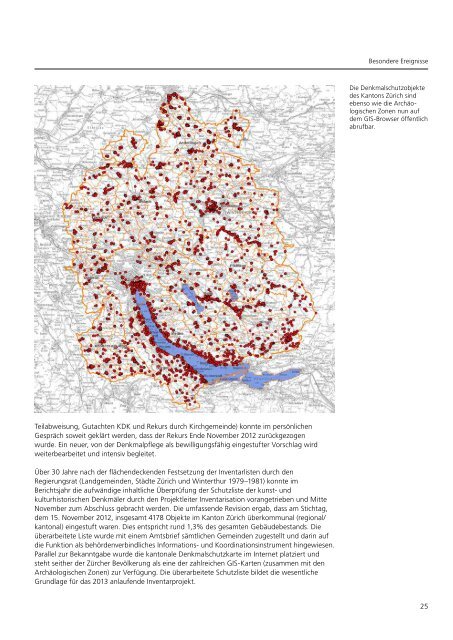 Taetigkeitsbericht 2012 - Amt für Raumentwicklung - Kanton Zürich