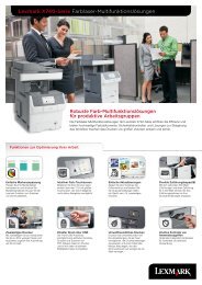 Datenblatt Lexmark X740 deutsch - ARP