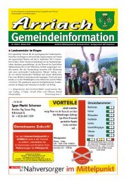 Oktober 2013 - Gemeinde Arriach