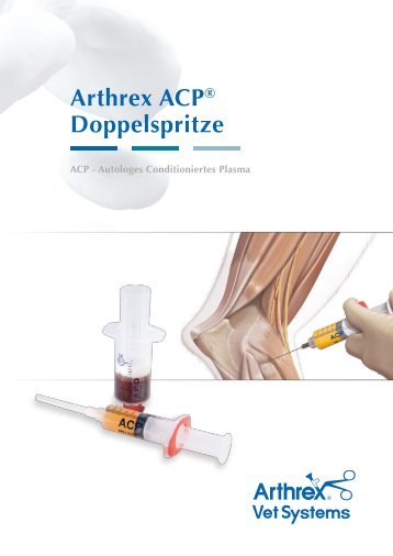 Arthrex ACP® Doppelspritze - Arthrex Vet Systems