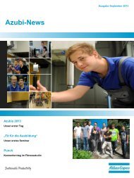 Azubi-News - Atlas Copco
