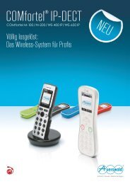 COMfortel® IP-DECT - Auerswald