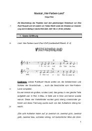 Musical „Vier-Farben-Land“ - Aulis