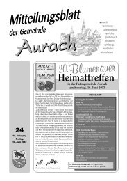 Download Mitteilungsblatt (pdf) - Aurach