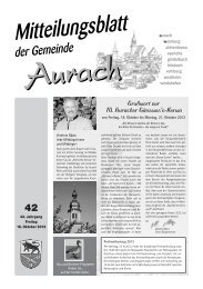 Download Mitteilungsblatt (pdf) - Aurach