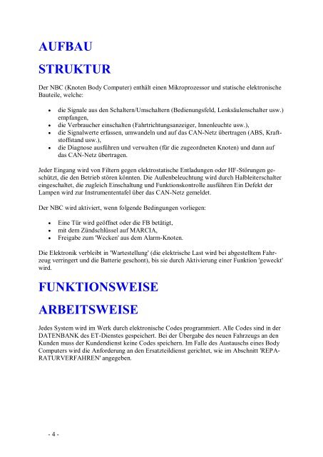 Fiat Punto 188 Sicherungen.pdf - AutoExtrem.de