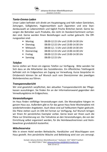 JKA_Informationen A-Z_21.03.2013 - AWO Frankfurt