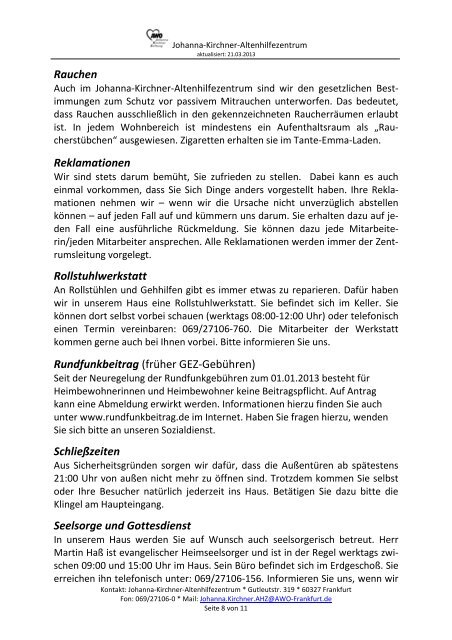 JKA_Informationen A-Z_21.03.2013 - AWO Frankfurt